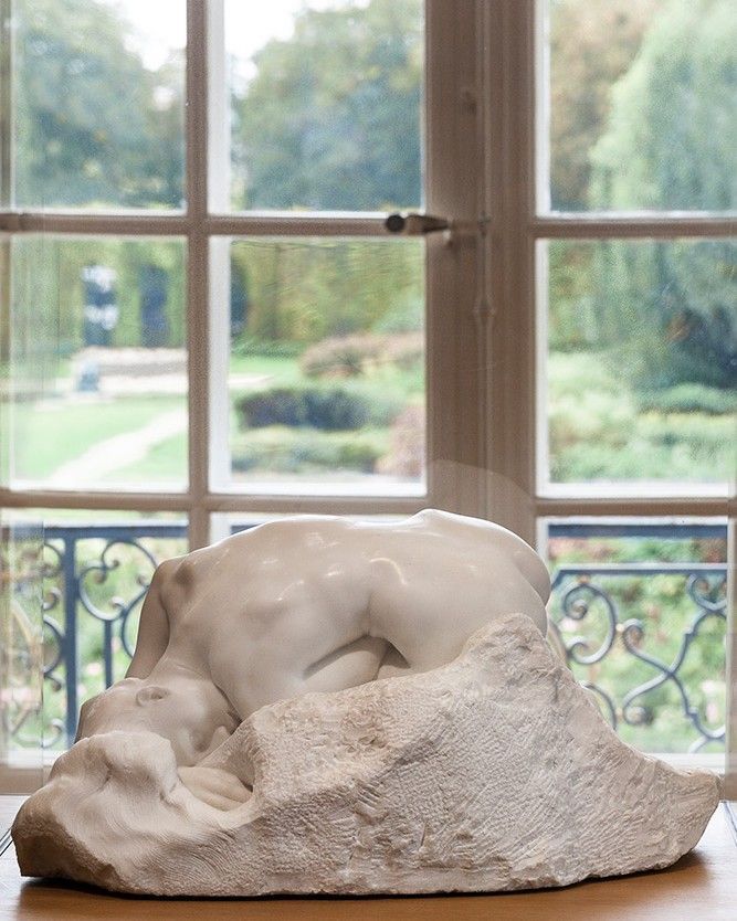Interior galleries of the Musée Rodin at the Hôtel Biron in Paris