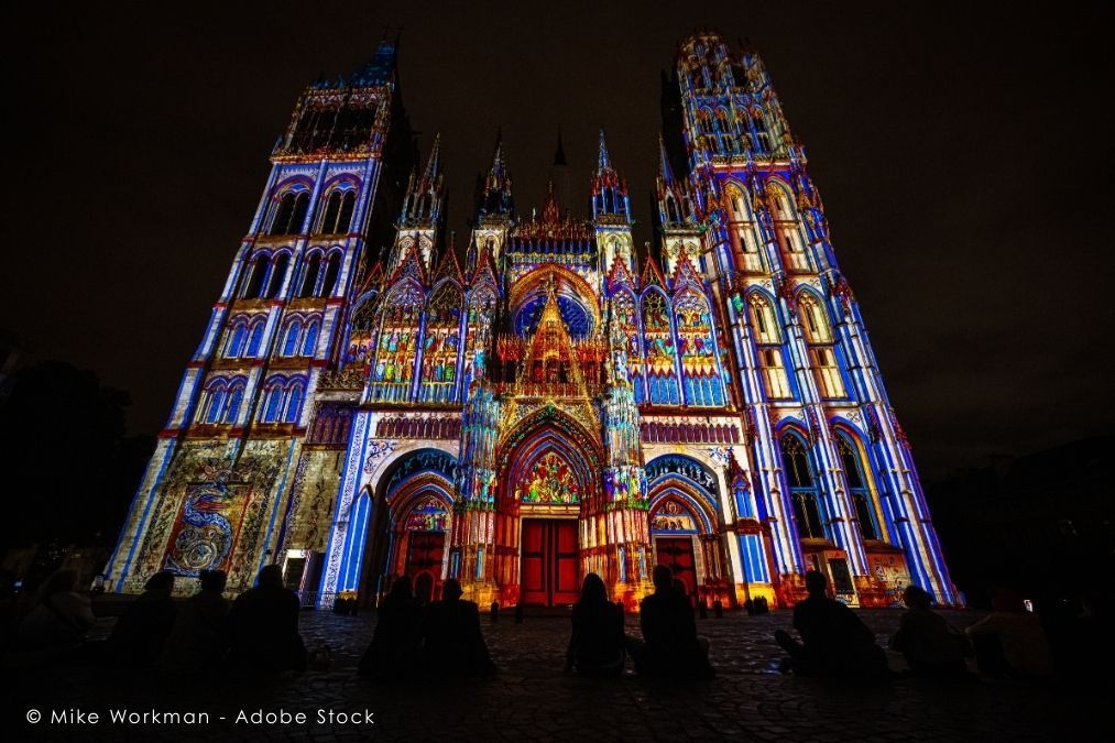 ルーアン大聖堂　光のスペクタクル